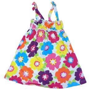 🍁2/$7🍁CHILDRENS PLACE Brightly Colored Floral Tank Tunic Top